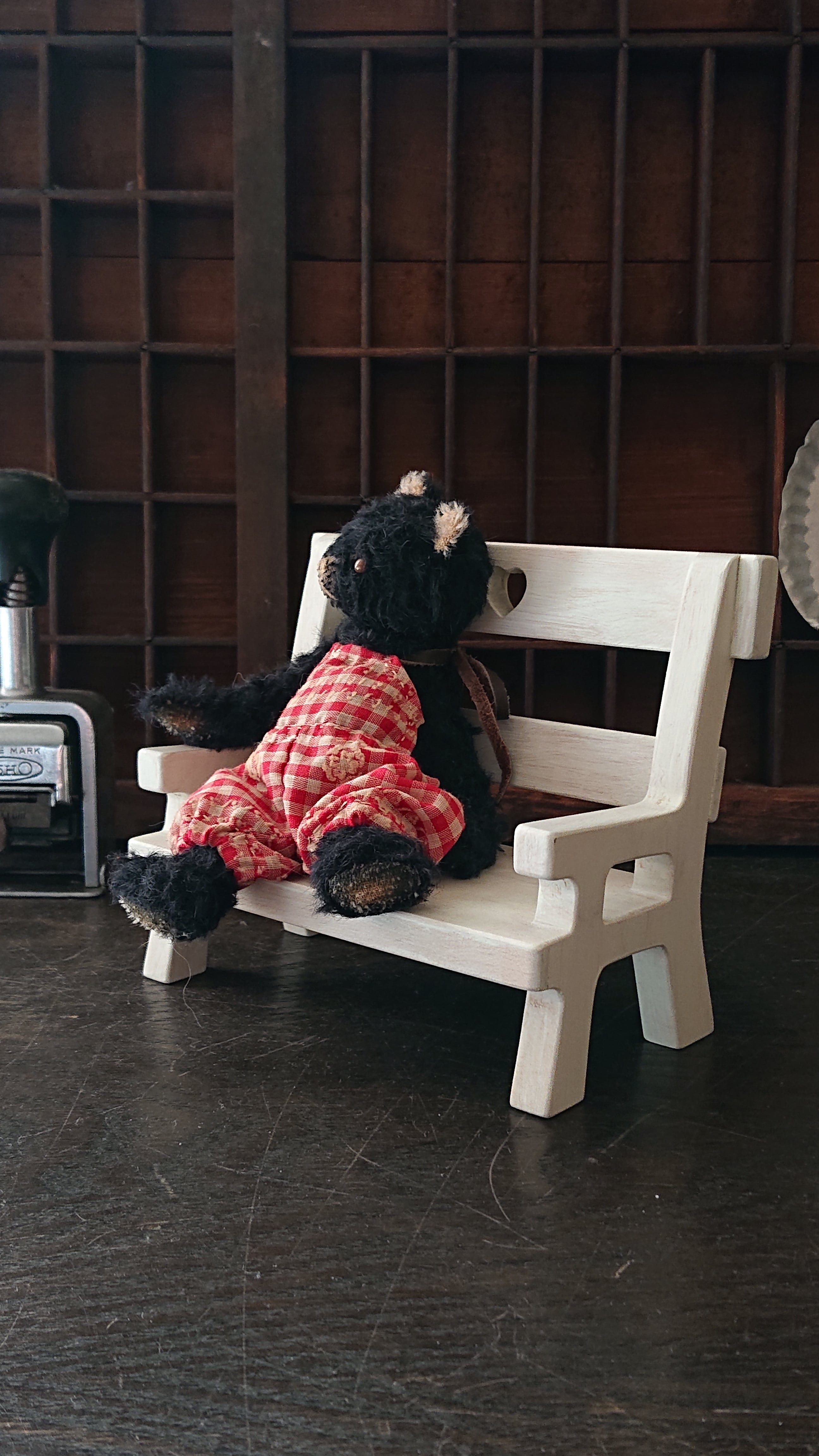 ドール用ベンチ | 手づくり工房 うらぼたん