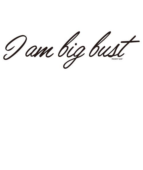 【キッズ 5.3oz】 PRIORITY SURF® IAM BIG BUST Tシャツ  ホワイトの商品画像3