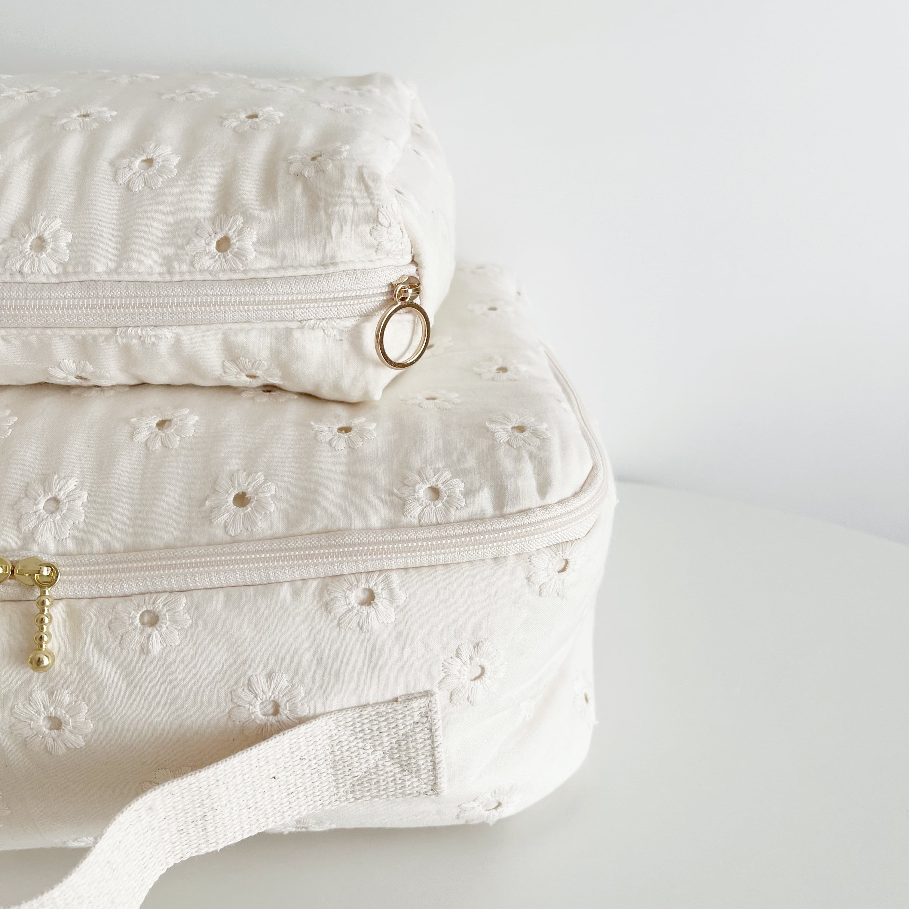 LilyBlanc original】デイジーレーストラベルポーチSet | イブル&Baby