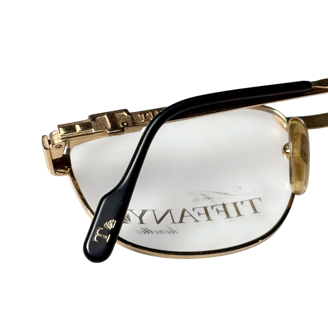 vintage TIFFANY LUNETTES 23k gold plated glasses