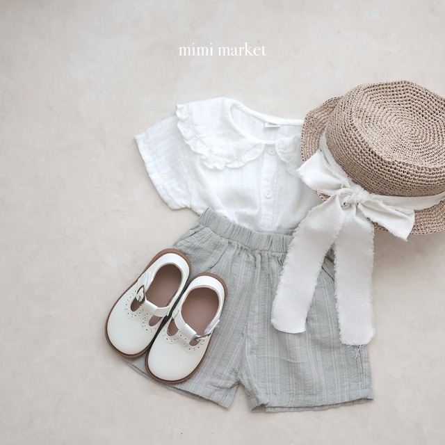 [ mimimarket ] moel collar tee