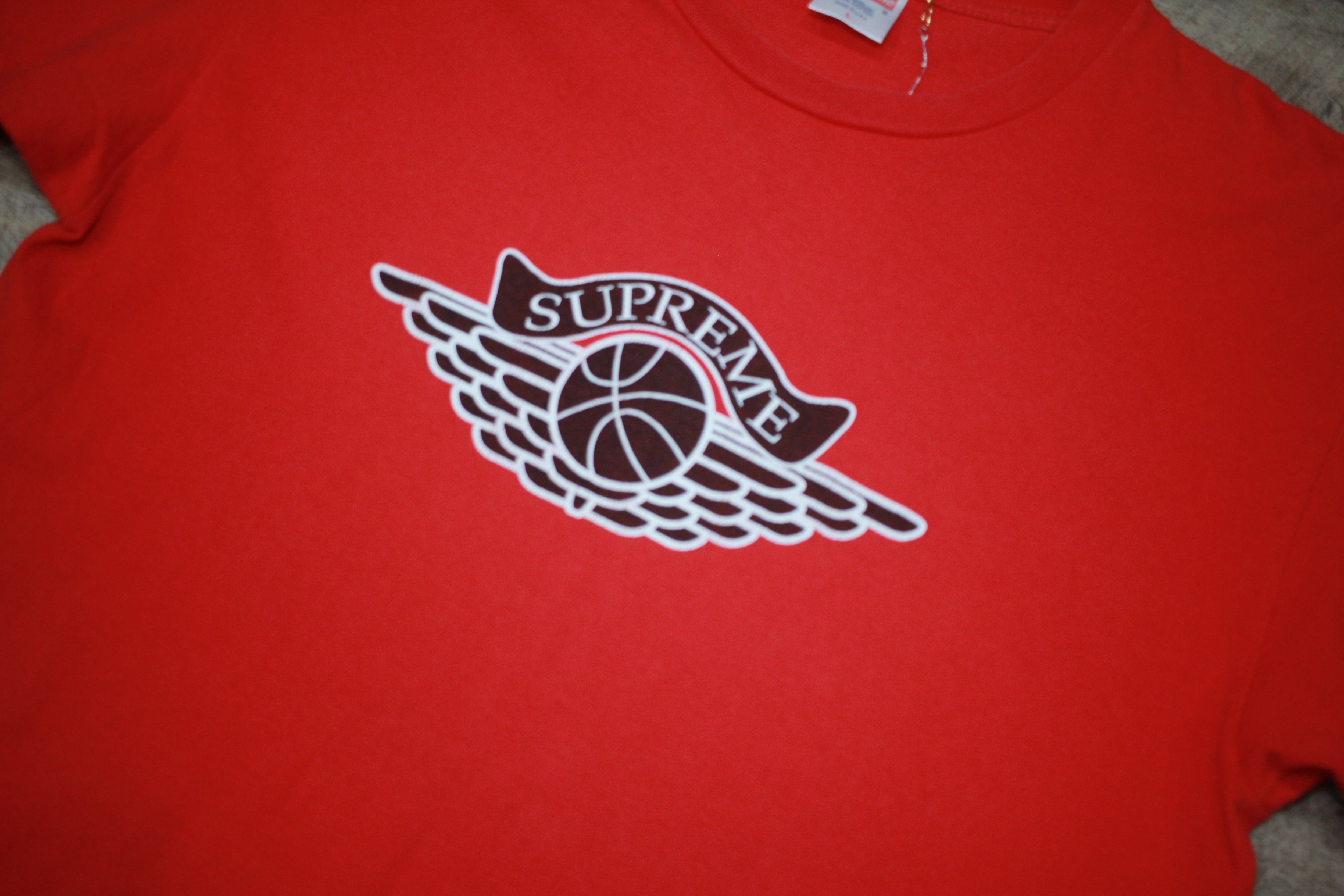 SUPREME 98ss Jordan Wing Logo Tee サイズL