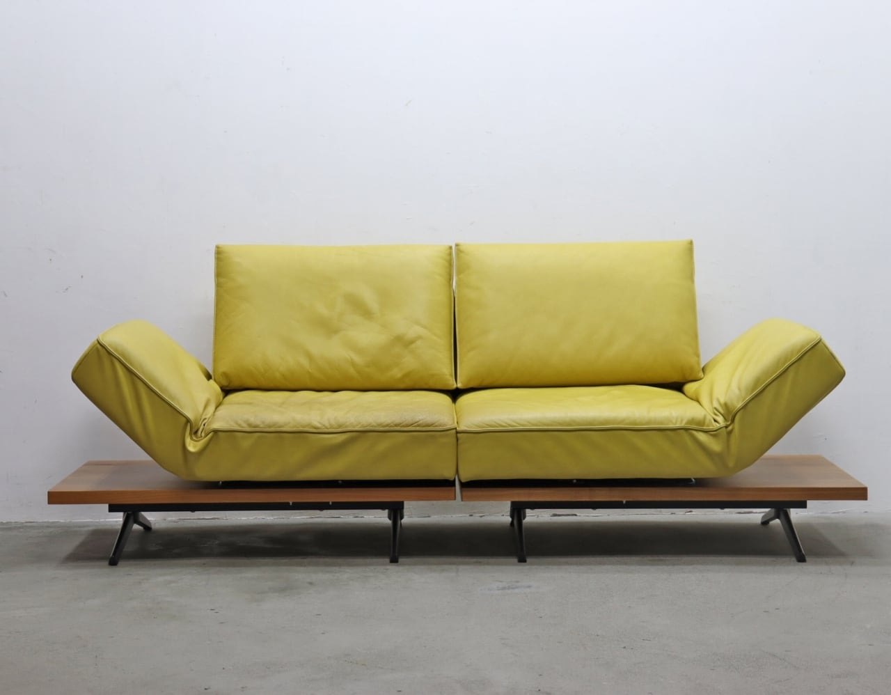 ドイツ KOINOR コイノール 本革 コンバーチブル セパレート 2Pソファ 2.5P 3P ウォールナット RCT10068