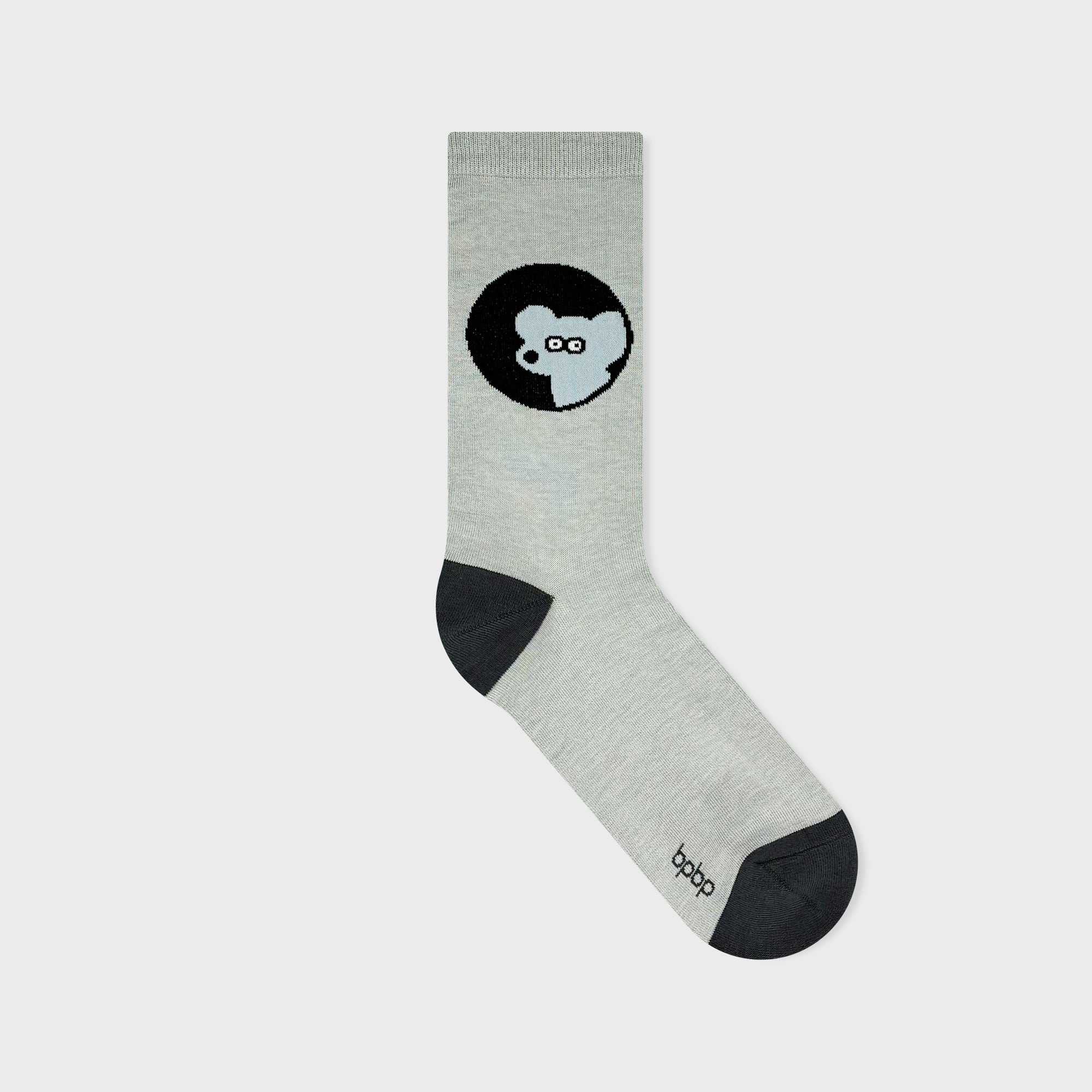 Seiji Matsumoto】松本セイジ SOCKS PEEKING ANDY GREY ソックス | bpbp