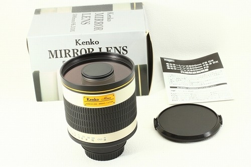 Kenkoケンコー ミラーレンズ 500mm F6.3 DX Canon キヤノン 元箱付き 極上ランク/8949