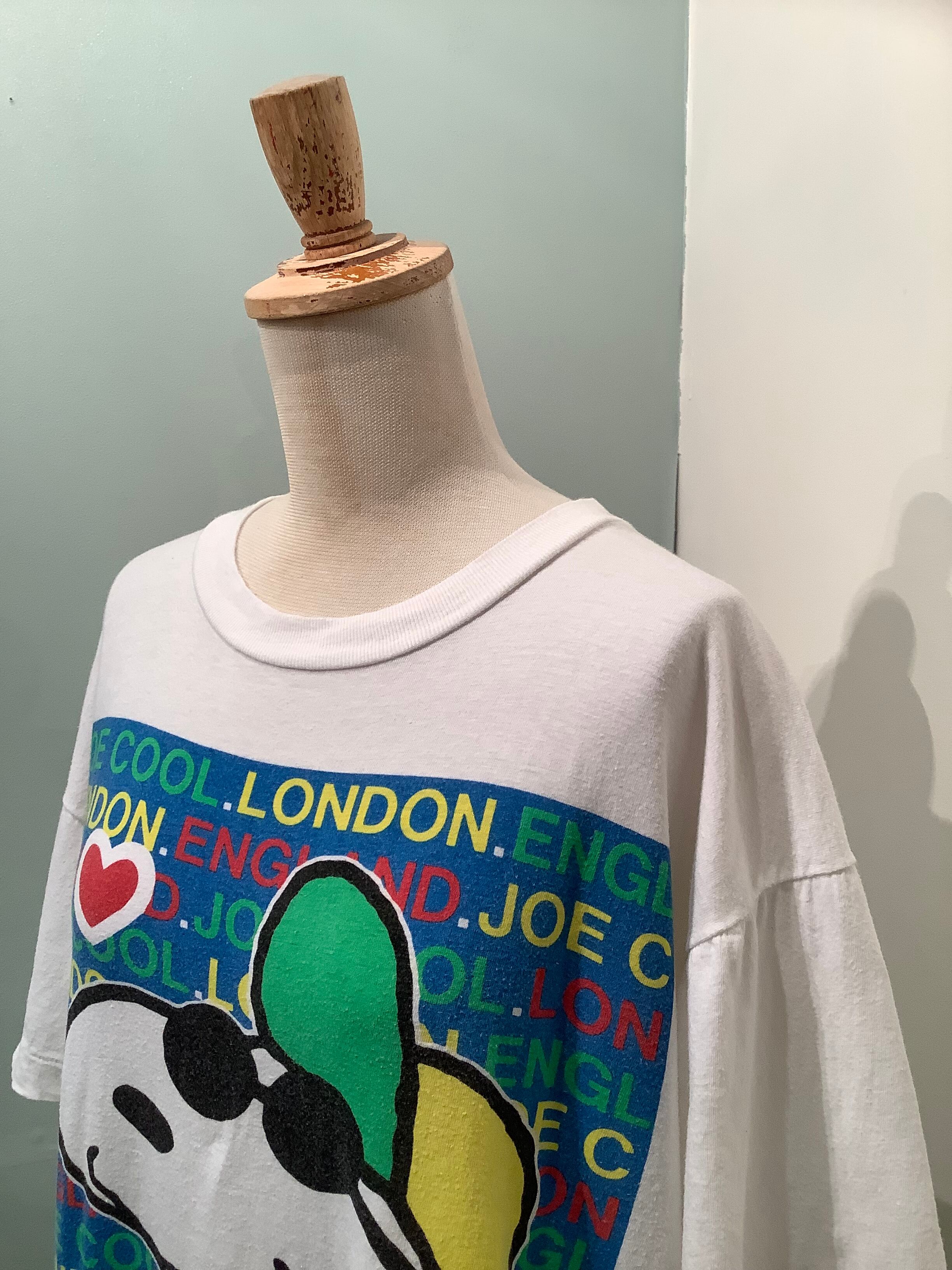 年代〜 "JOE COOL" スヌーピープリントTシャツ   Used & Vintage
