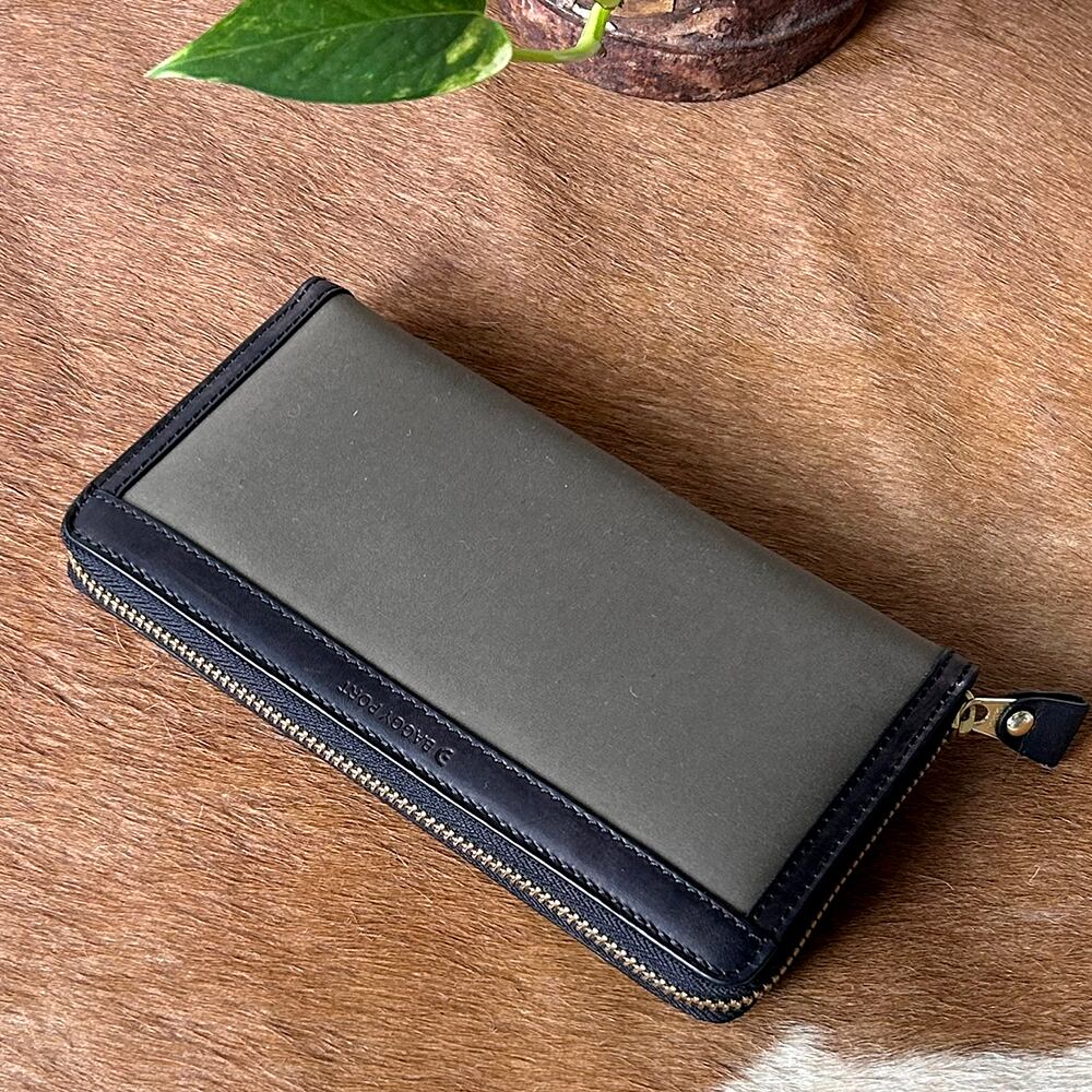 BAGGY PORT】バギーポート高密度ミリクロス長財布ラウンドファスナー