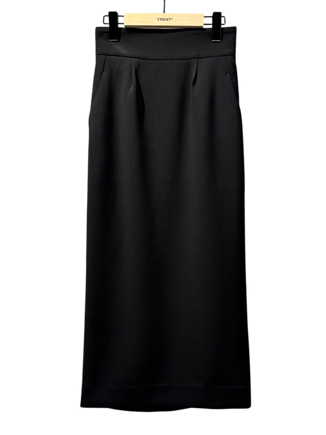 【25SS】Mame Kurogouchi マメ クロゴウチ /  Acetate Polyester I-Line Skirt - black / スカート - 7