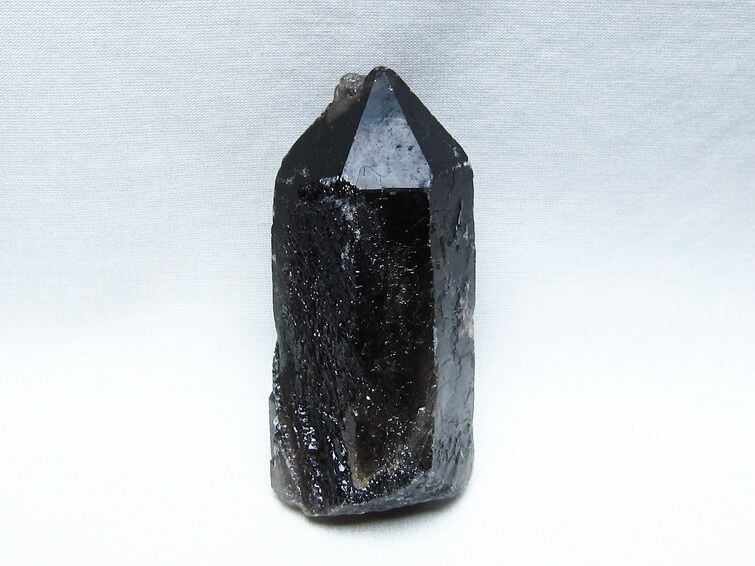 天然石　ブラジル産　ブラックルチル・虹入り　水晶クラスター　原石　パワーストーン モリオン 原石 黒水晶 原石 ブラジル産 一点物 181-5344 | 天然石