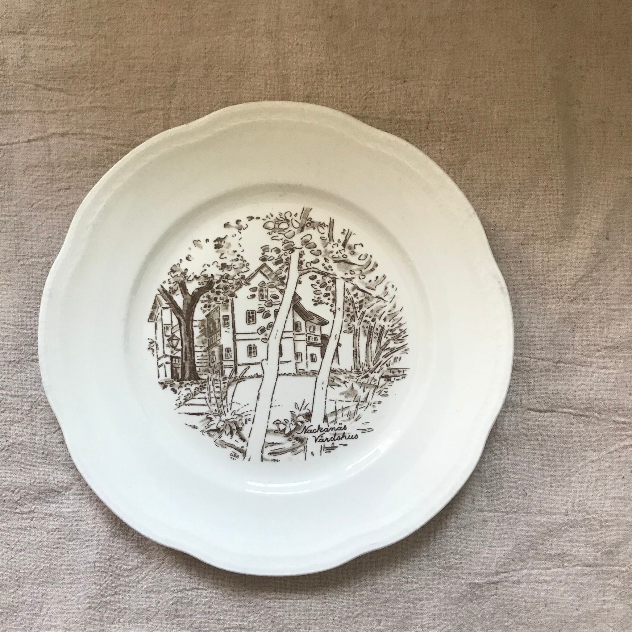 家模様のプレート