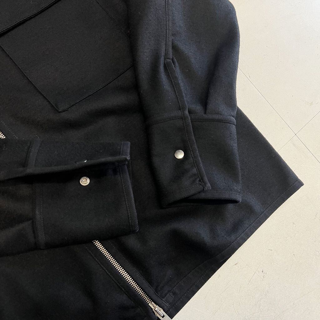 JIL SANDER ジルサンダー 22AW WOOL MELTON JACKET ウール ジップ