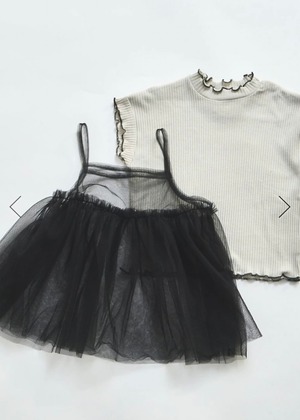 No.298 (即納商品) チュール付きシャツ