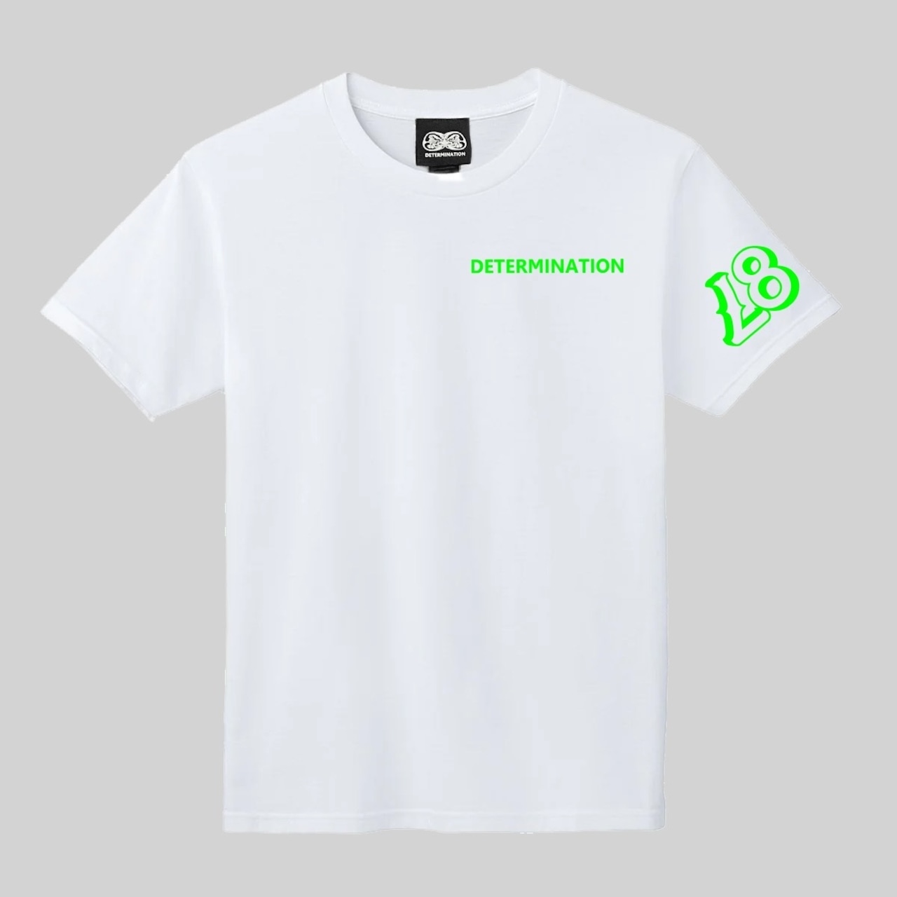 閻王 WHITE×蛍光GREEN S/S T-Shirt
