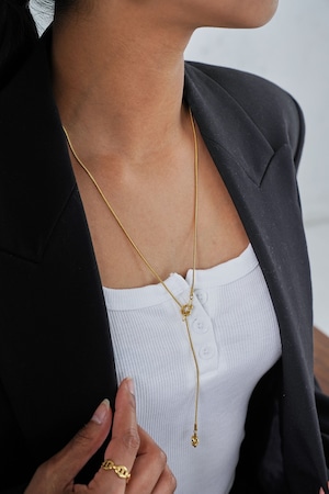 316L snake moving necklace【GOLD】#n45