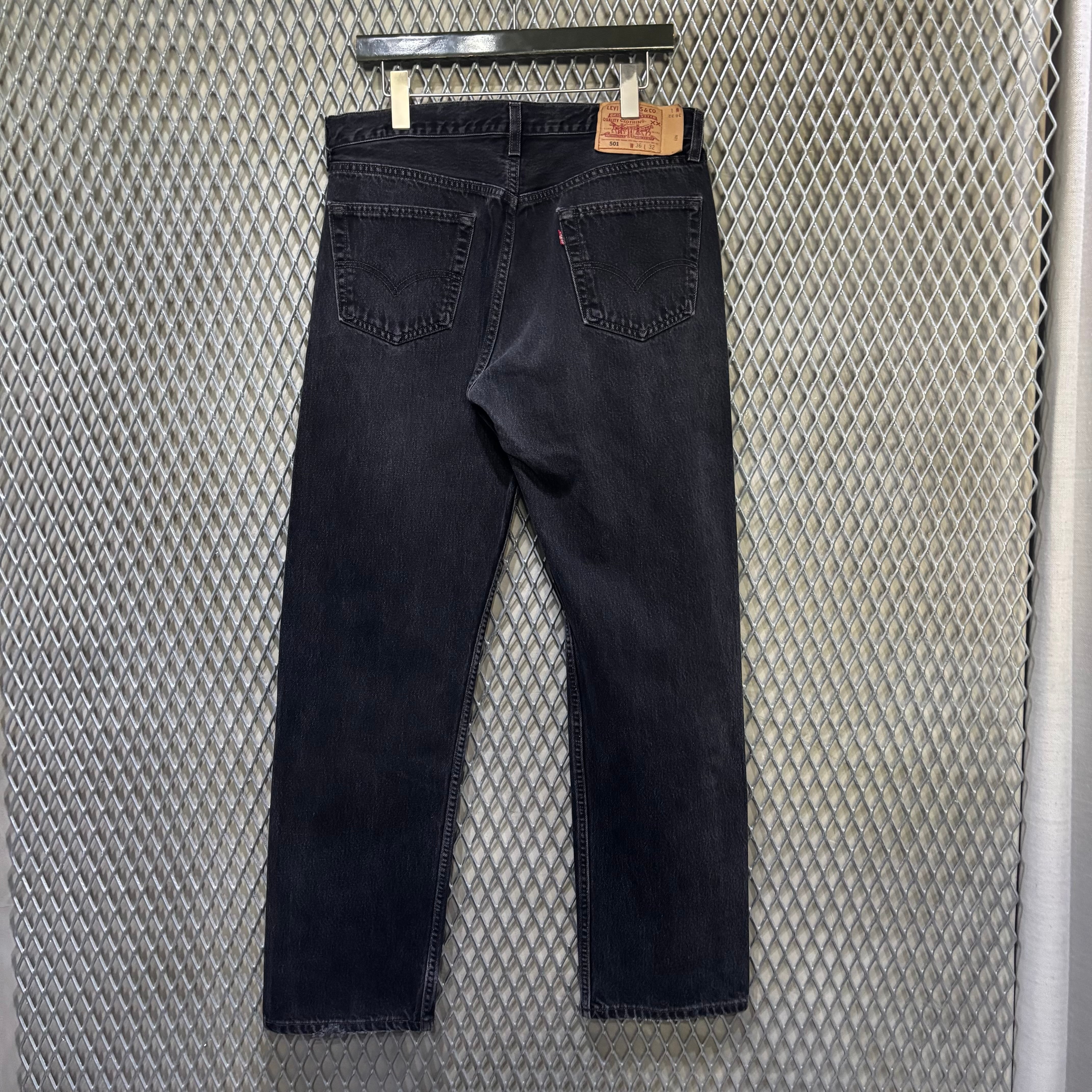 90s levi's 501 black denim pants usa製 90s【Levi's】501 Black Denim Pants USA製 | the Holic vintage clothing