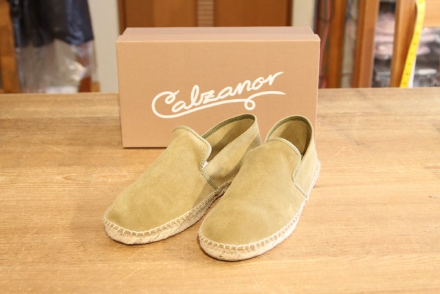 Calzanor エスパドリーユ LIZARD(モスグリーン）