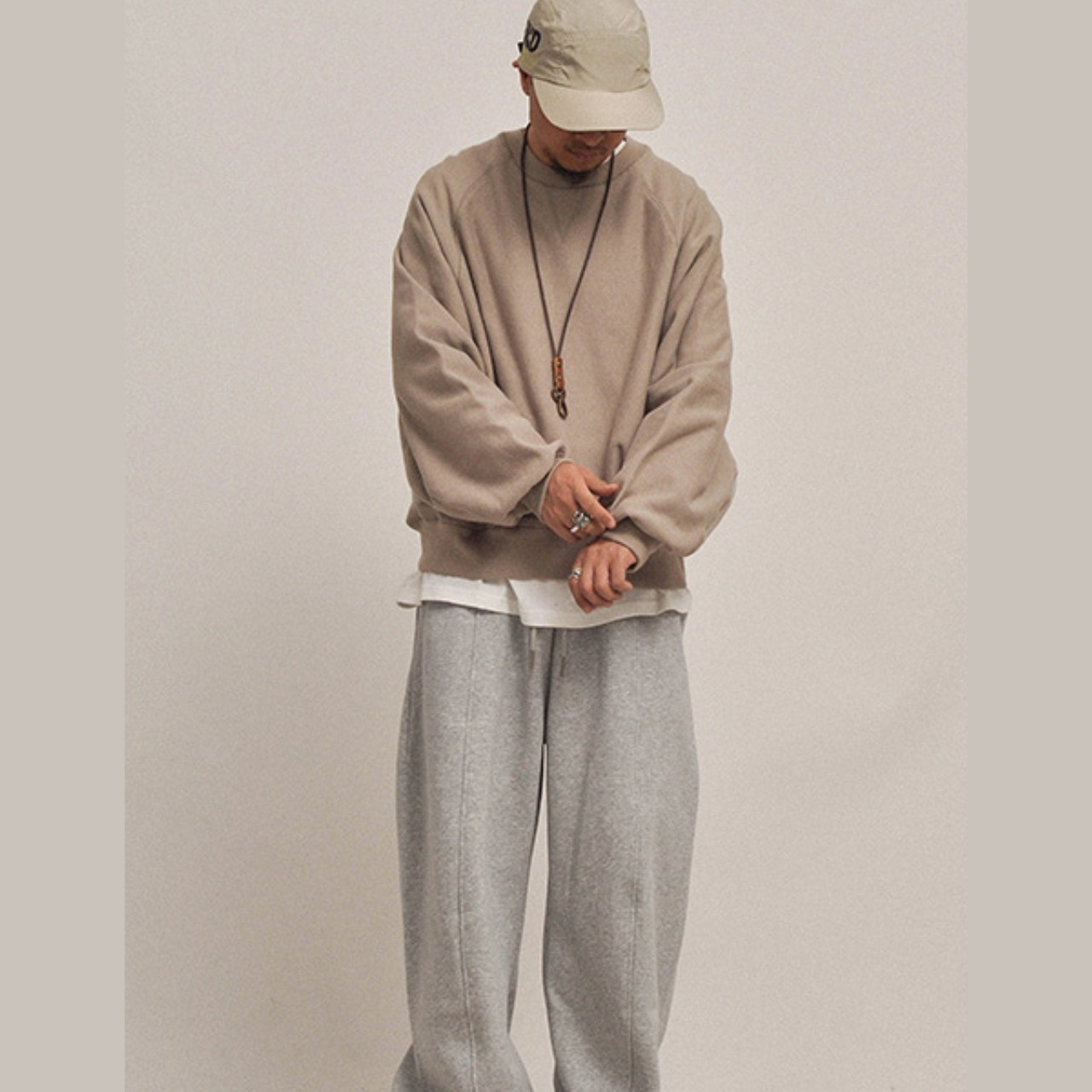 ワイドシルエット クルーネックスウェット A2005 - 9