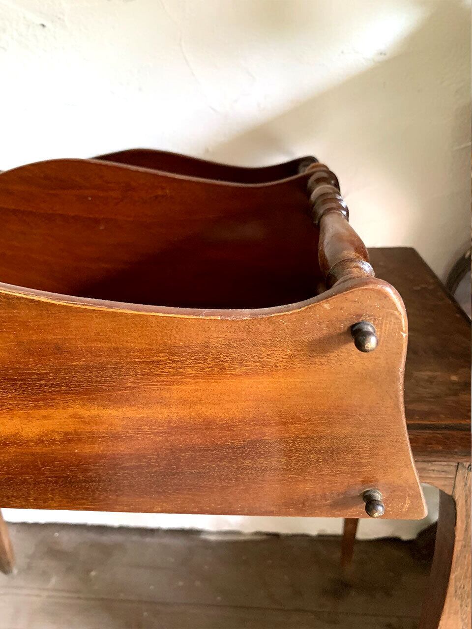 木製 3段シェルフ 壁付棚 ブラウン | Brocante de La Cocotte