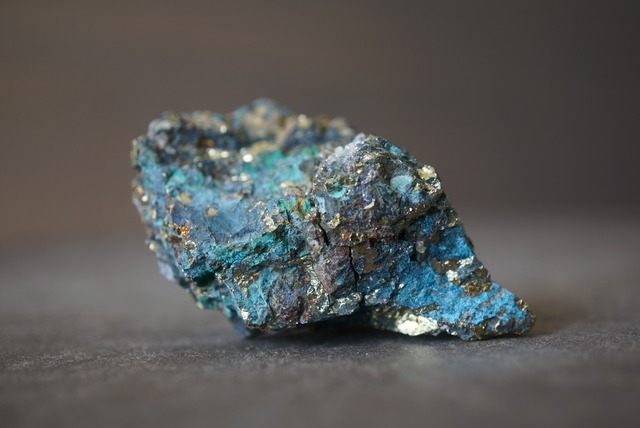 モロッコ産クリソコラ/チャルコパイライト Chrysocolla/Chalcopyrite 1319