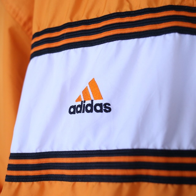 "adidas" XXL over silhouette good coloring half-zip pullover