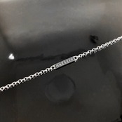 CHAIN NECKLACE #2 with GODSIZE® I.D. TAG 85 / ゴッドサイズ® I.D.タグ#2ネックレスチェーン85