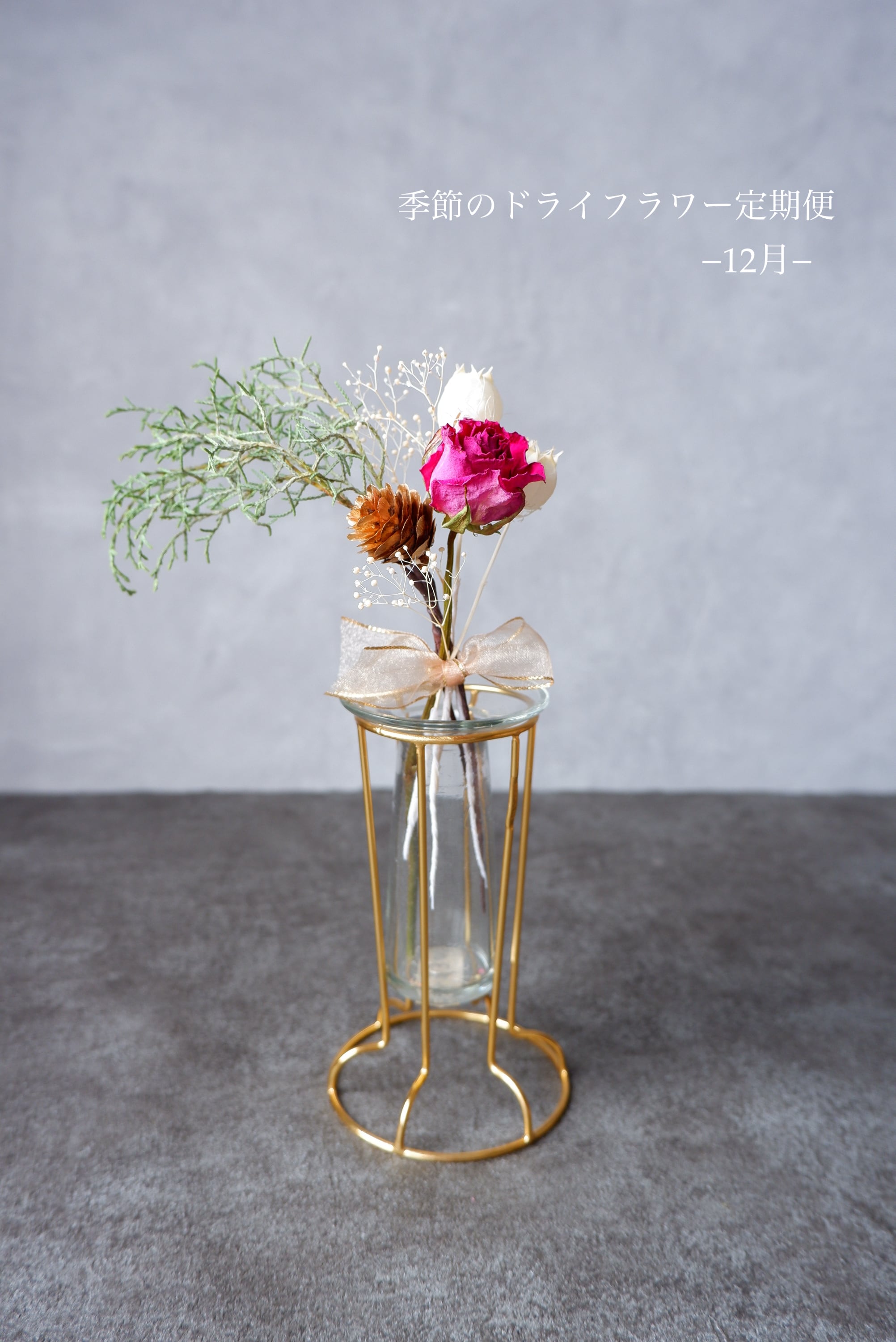 季節のドライフラワー定期便