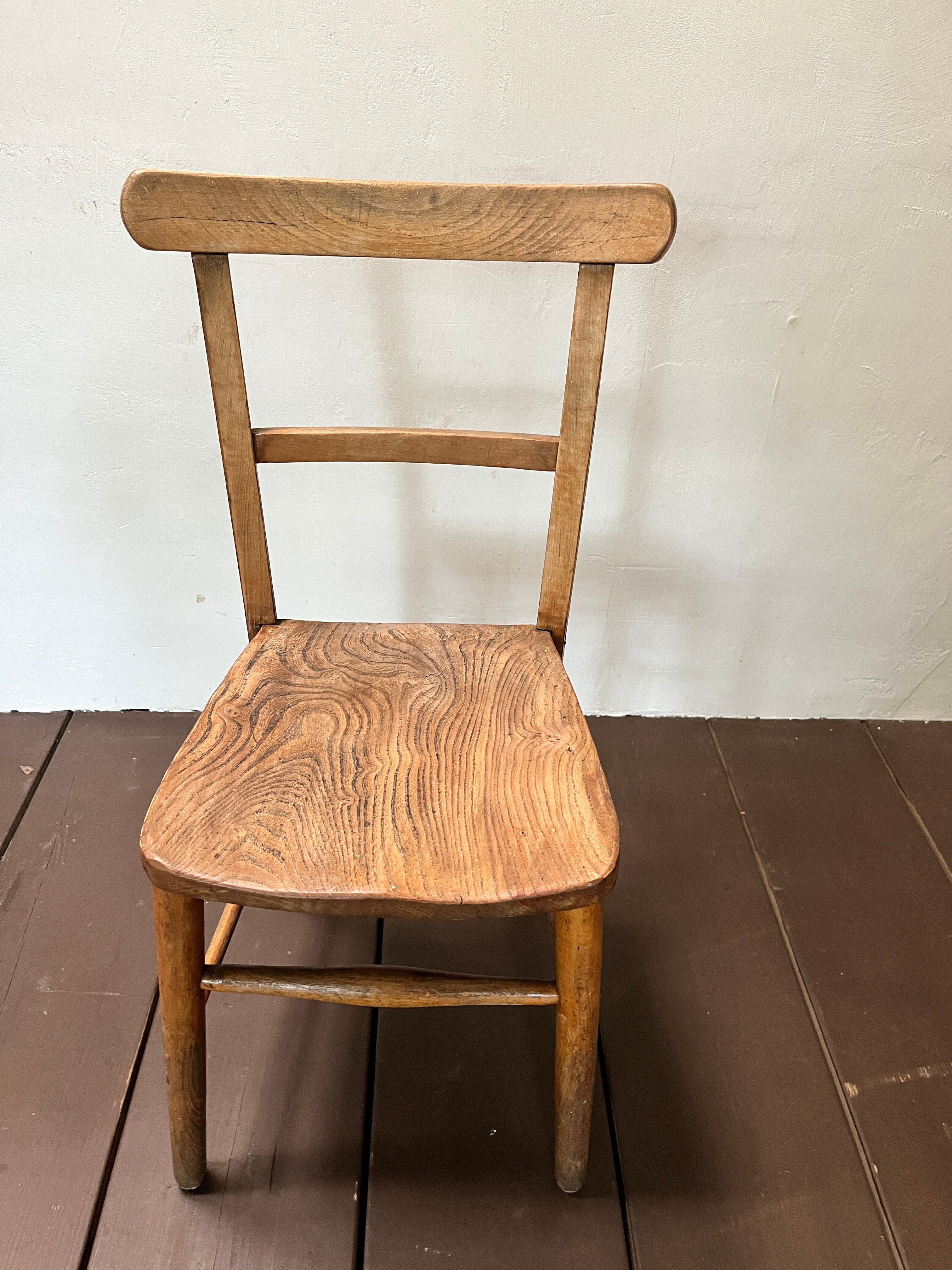 Antique school chair 1910-30's U.K＜アンティークチェア・イギリス