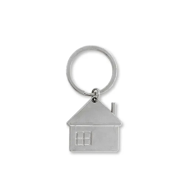 house keyring (silver) / ハウスキーリング キーホルダー シルバー Y2K 韓国雑貨