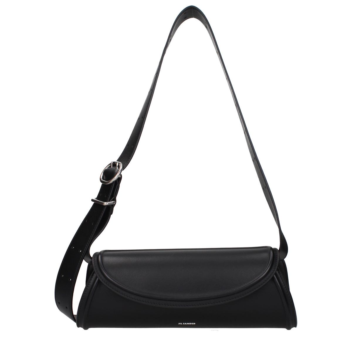 【新品】JIL SANDER ジルサンダー レディース クロスボディバッグ レザー ブラック WD0023P8600001