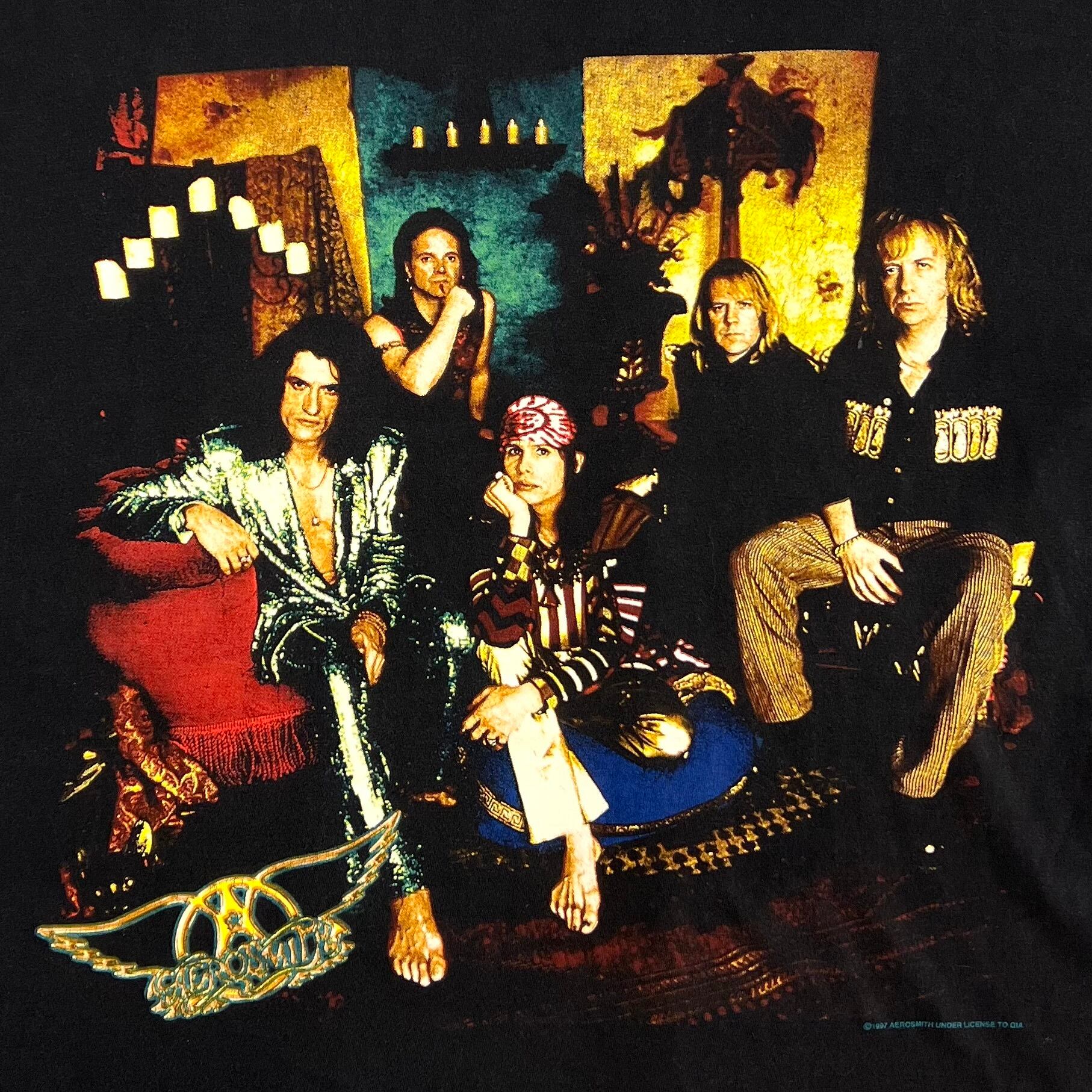 90s ヴィンテージ AERO SMITH NINE LIVES TOUR Tシャツ エアロ・スミス 