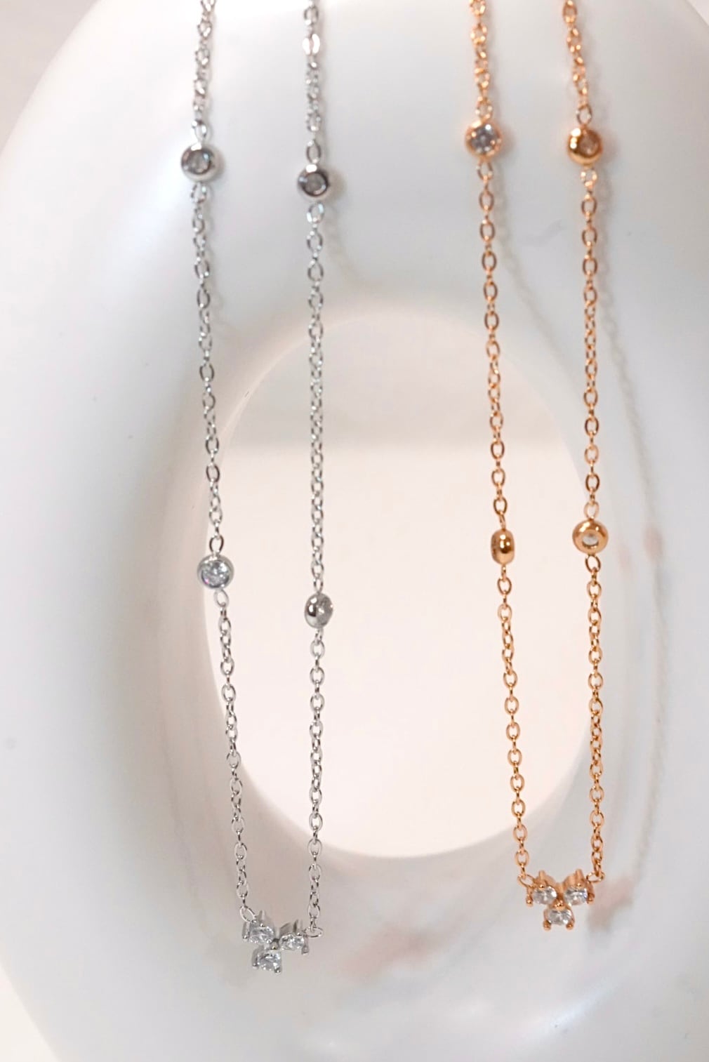 fifth mini dia necklace | mimi accessory / 錆びにくい高品質