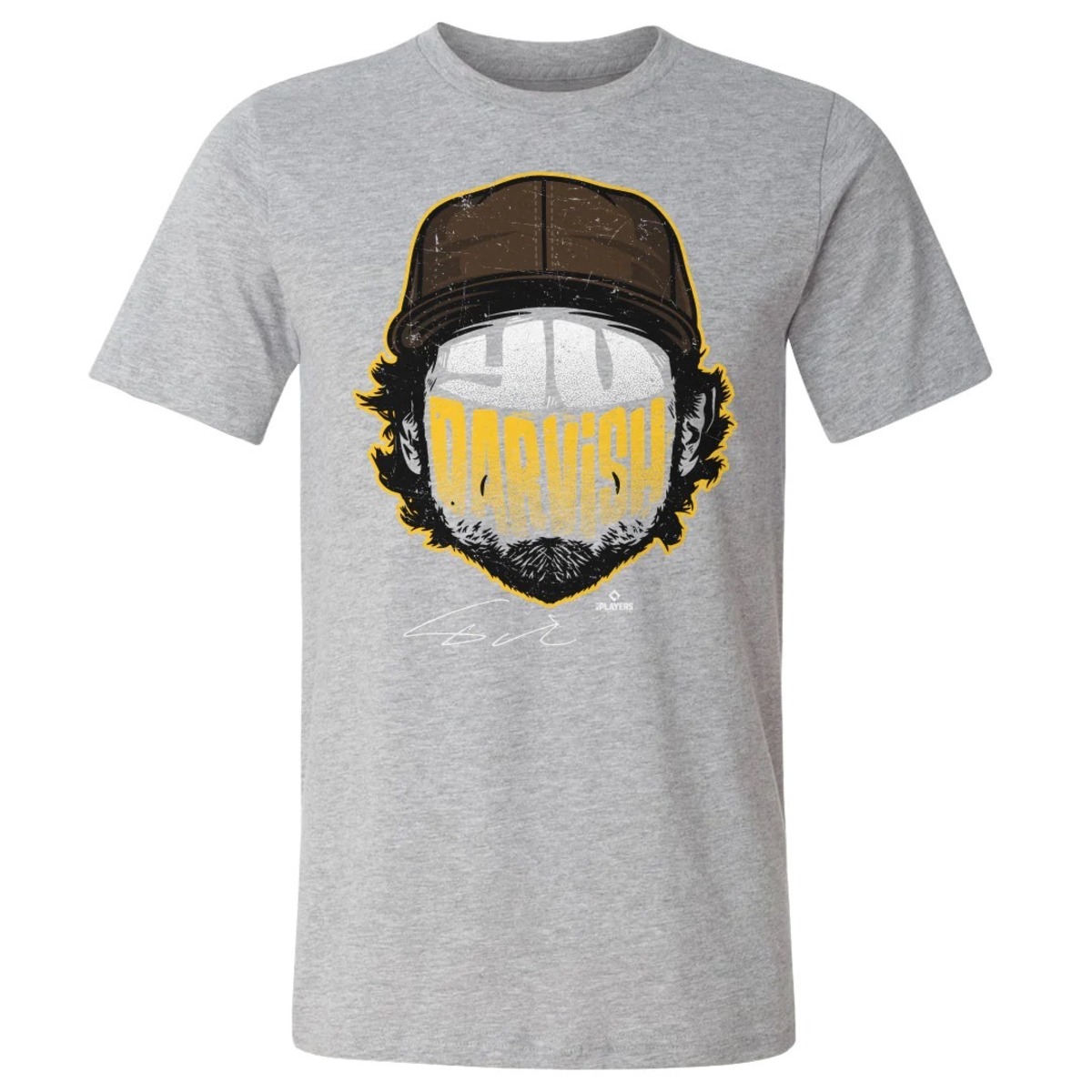 ダルビッシュ有 パドレス 野球 Player Silhouette Tシャツ ヘザー 