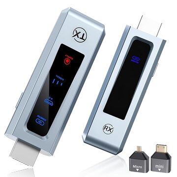2025最新】ワイヤレスHDMI 送受信機 HDMI無線 30m無線伝送 1080P解像度 