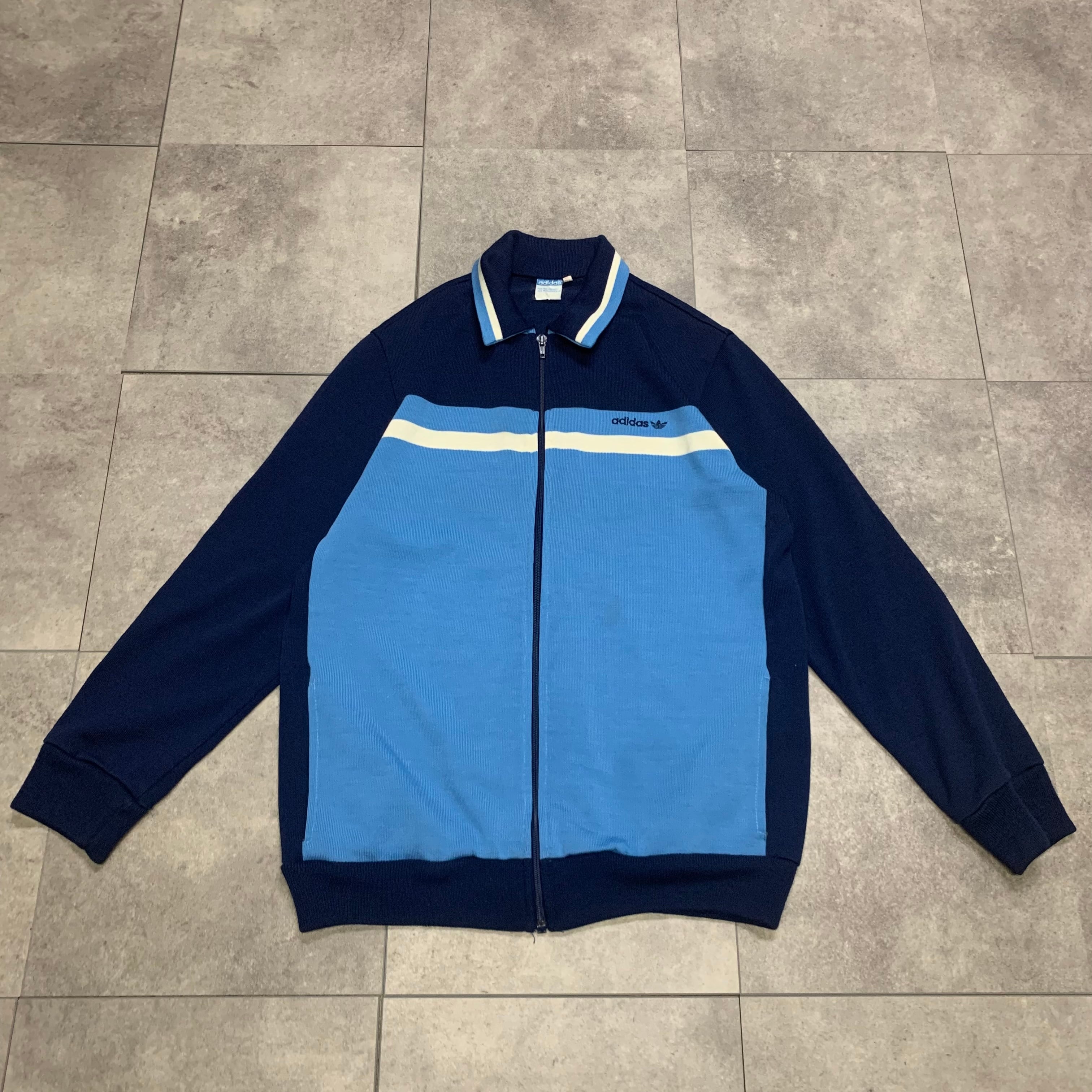 70s 西ドイツ製 adidas トラックジャケット カラー○