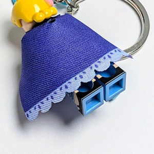 ★ブロックフィギュアキーホルダー★【トイ・ストーリー TOY STORY4 / 5 】 Bo Peep ボー・ピープ アクティブパンツver. / トイストーリー〚アメリカン雑貨 アメトイ〛