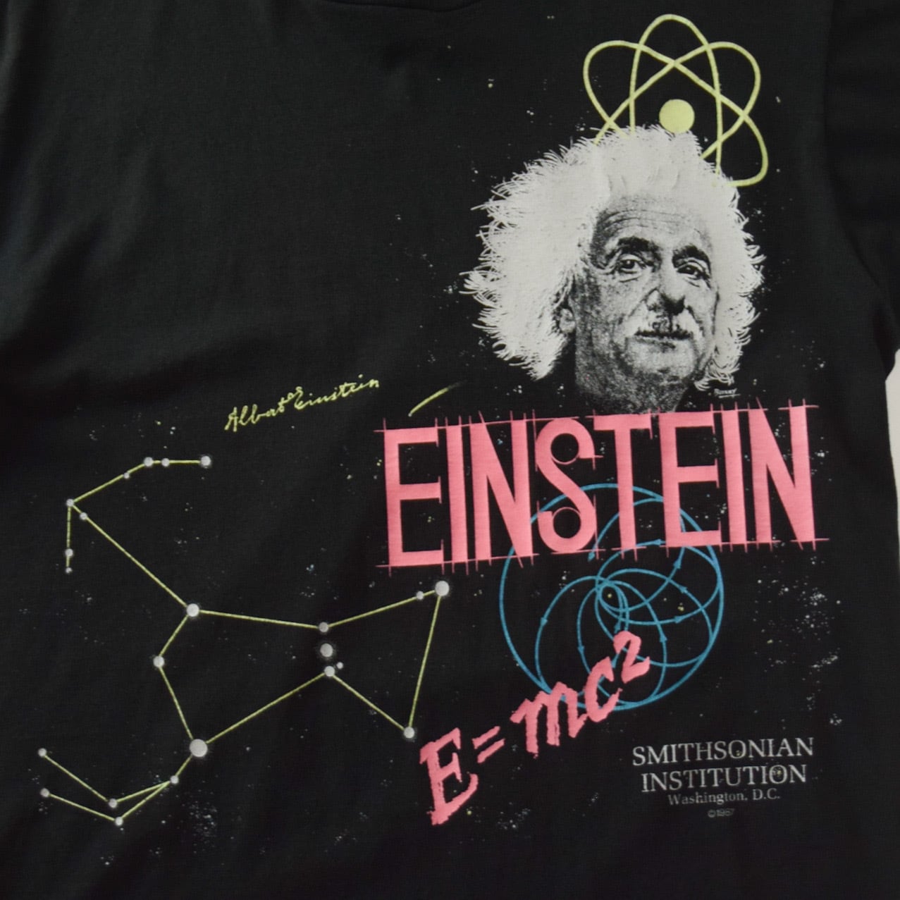 宇宙銀河90年代 アインシュタイン ヴィンテージ Tシャツ einstein - T