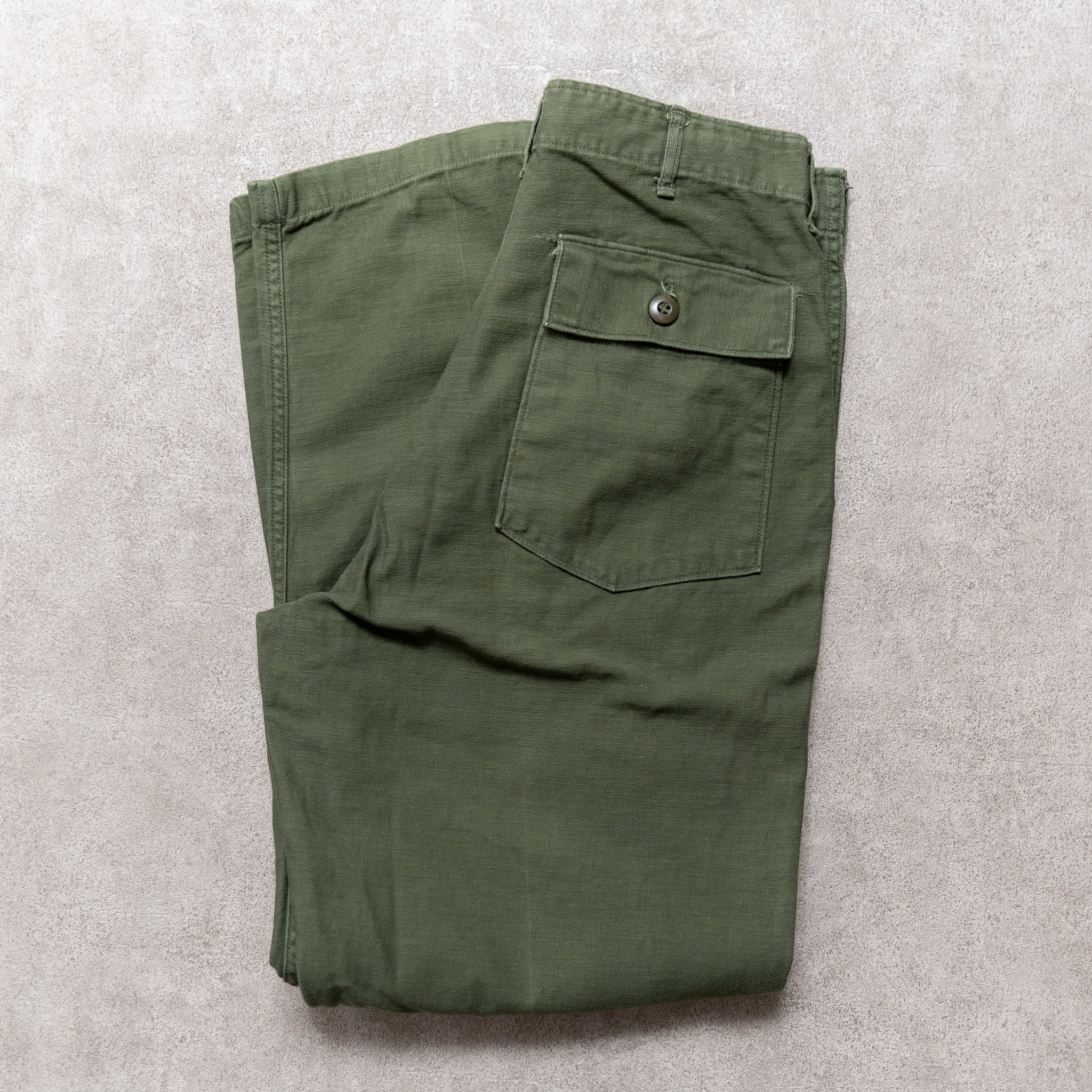 34×33】U.S.Army Utility Trousers OG-107 実物 米軍 ベイカーパンツ