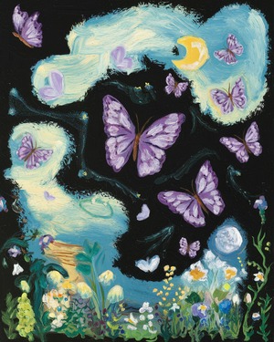 BUTTERFLY 03 Long Tee O017