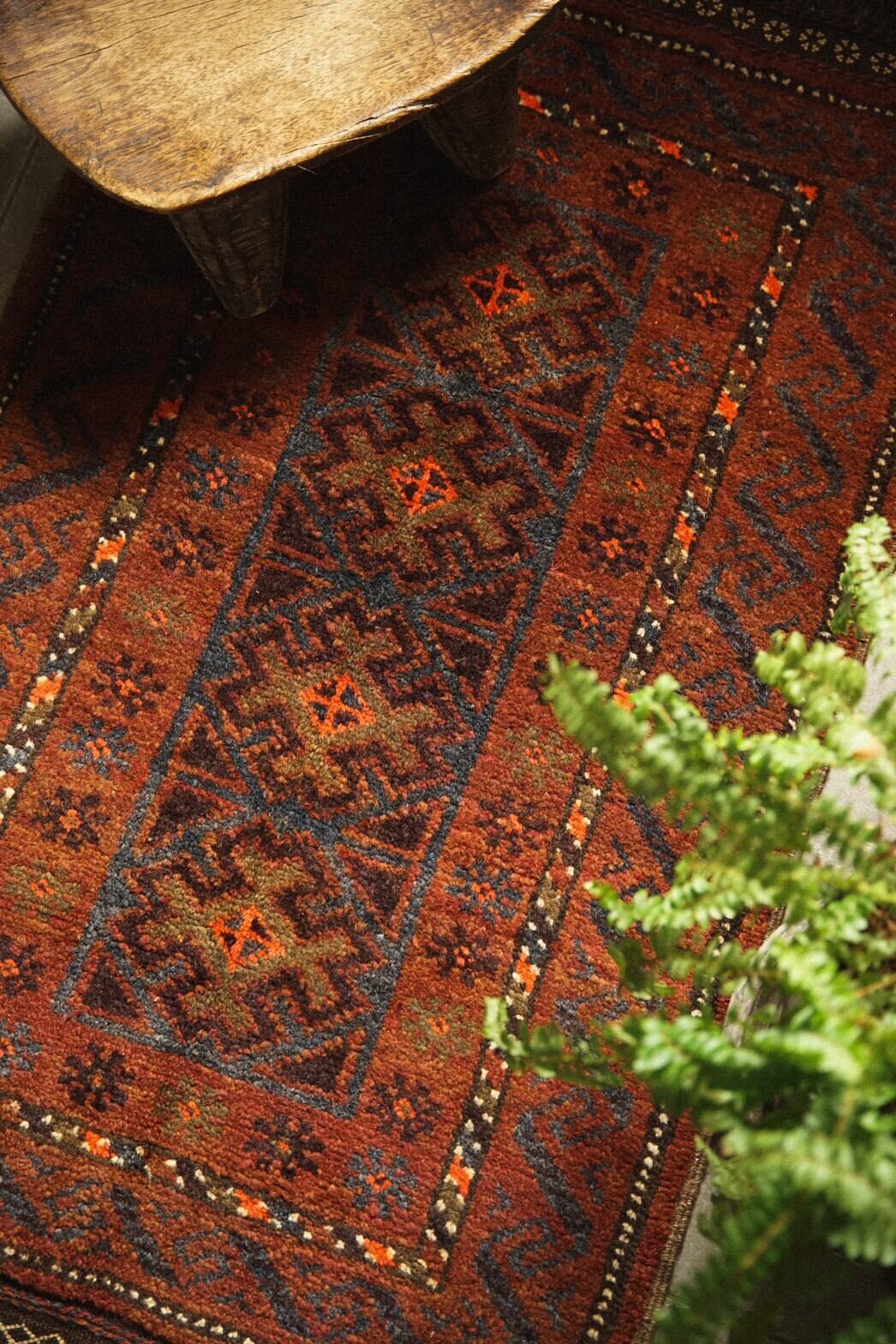762 -Vintage Baluch rug