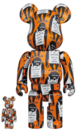 メディコム BE@RBRICK ベアブリック 100% & 400% ブランダリズム モンキーサイン 未開封 ４号店商品
