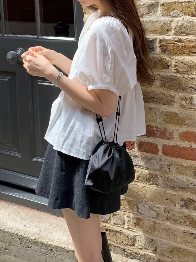 (OUNCE) ron shirring blouse