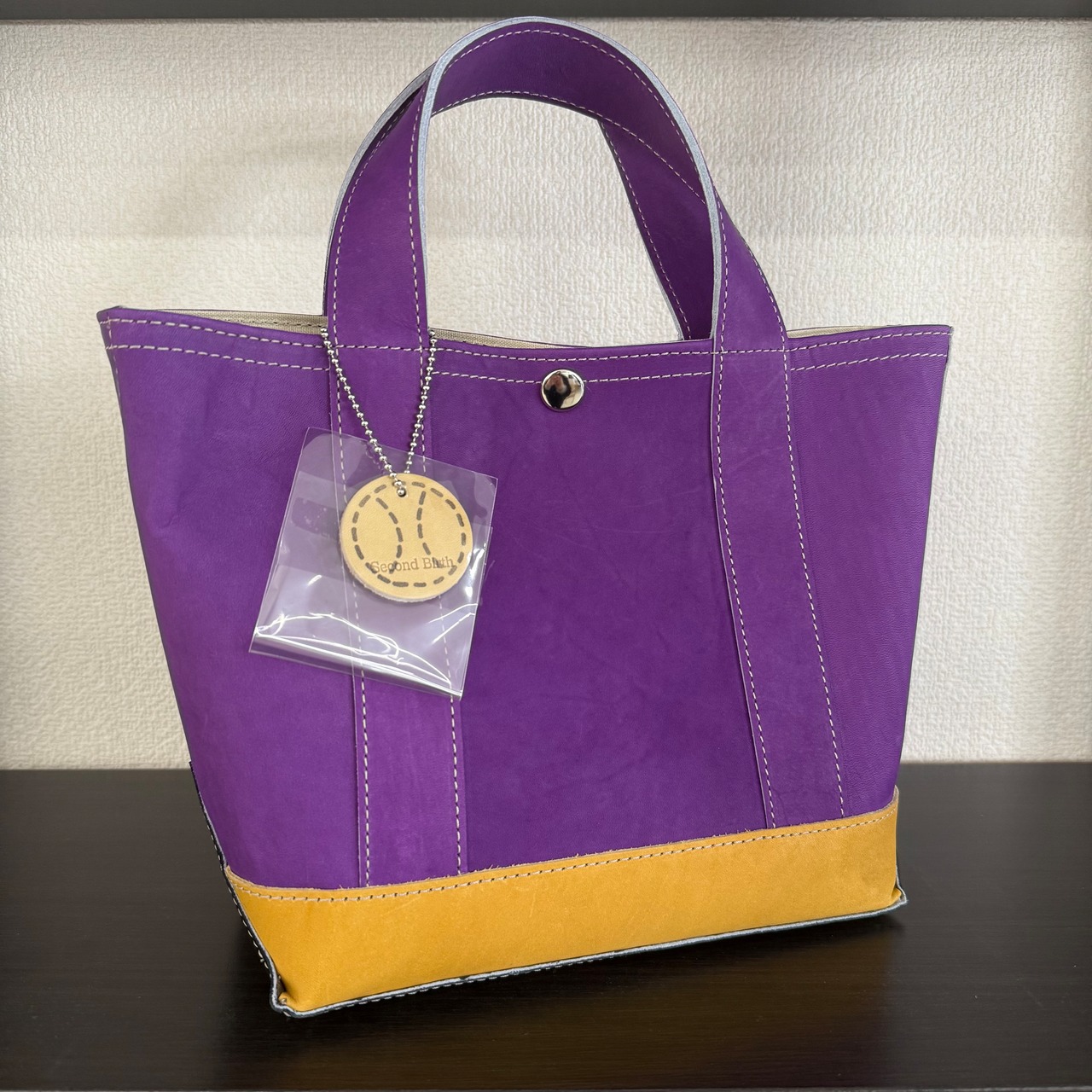 グローブレザー ミニトートバッグ【国産牛革】