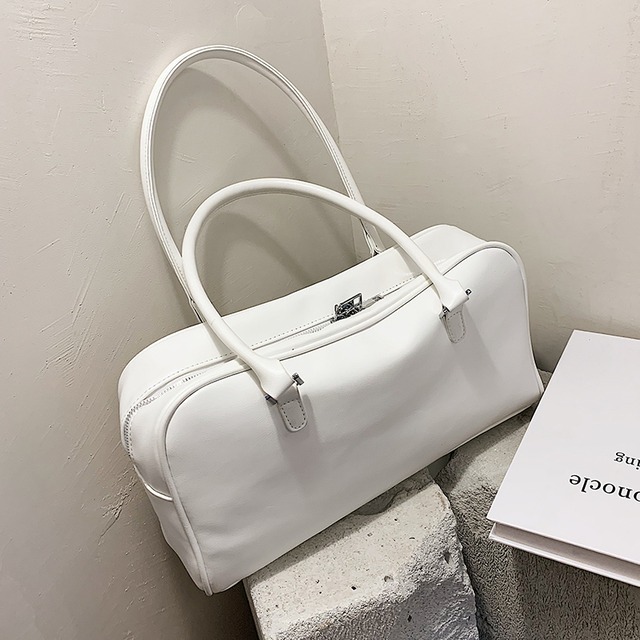 大容量バッグレディース2020新しいトレンドファッションワイルドワンショルダー脇の下バッグネットレッドシンプルポータブルボストンバッグ Tiancai_Wing_Bag0337612