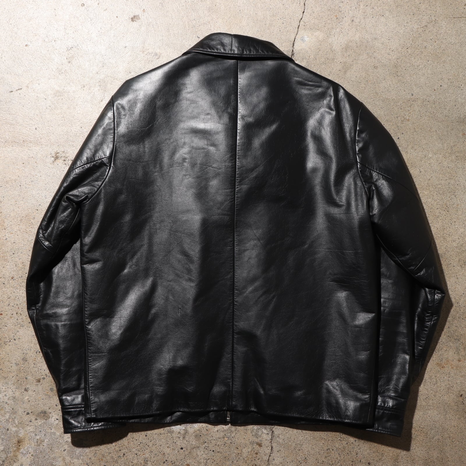 90s OLD GAP Leather Jacket black Mサイズ 美品サイズM - レザー 