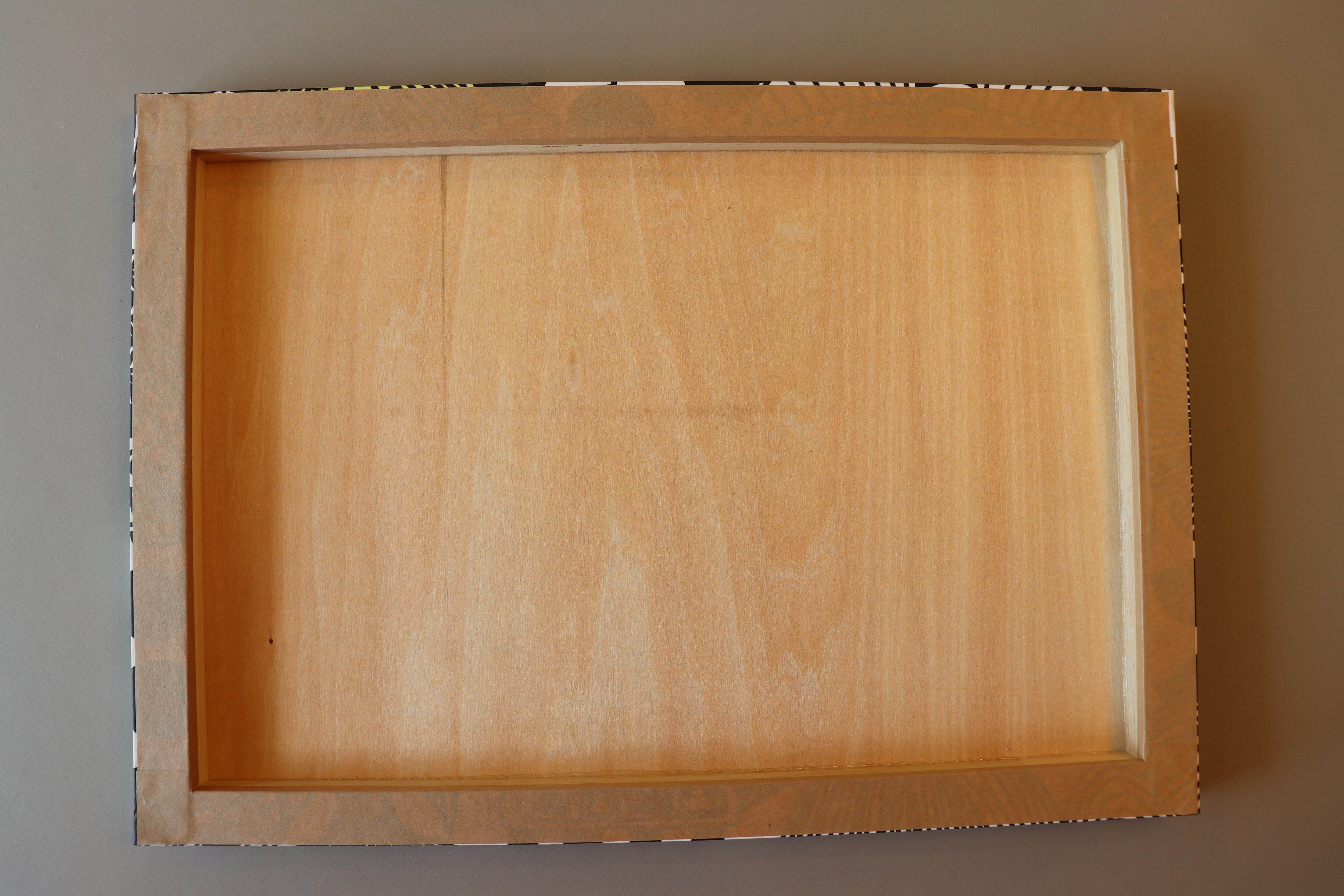 壁掛けパネル（木製パネル27×34㎝＋marimekko壁紙） リントゥコト 