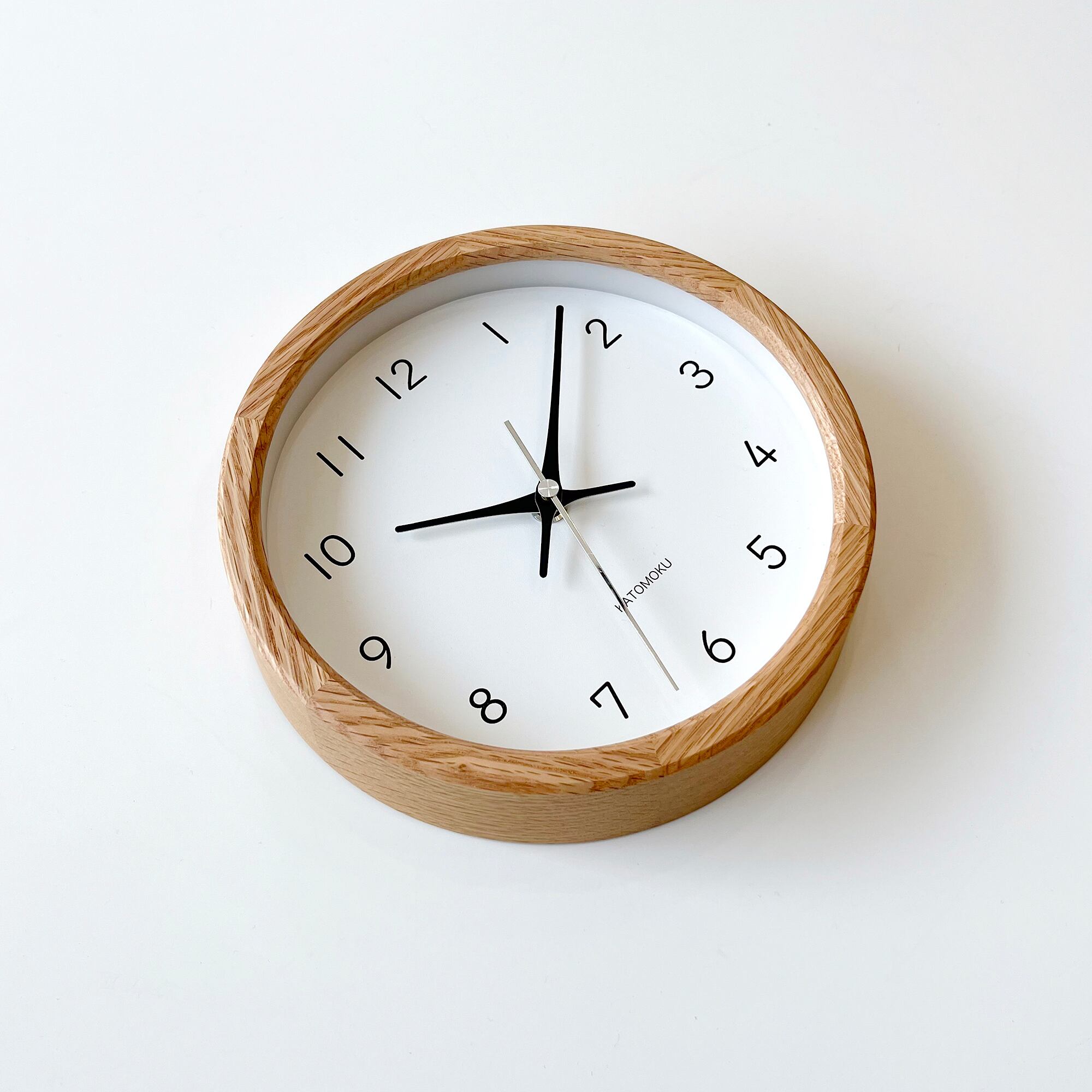 色: クォーツ時計】KATOMOKU plywood wall clock ブ-