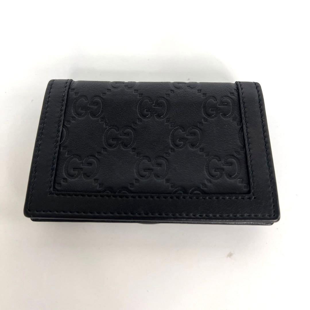 GUCCI GGロゴ 名刺入れ 黒