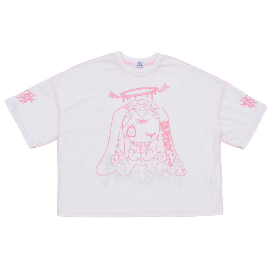 5/13 完売→再入荷!】新作☆Fallen BunnyステッチTシャツ 5/13 完売→再入荷!】新作☆Fallen BunnyステッチTシャツ