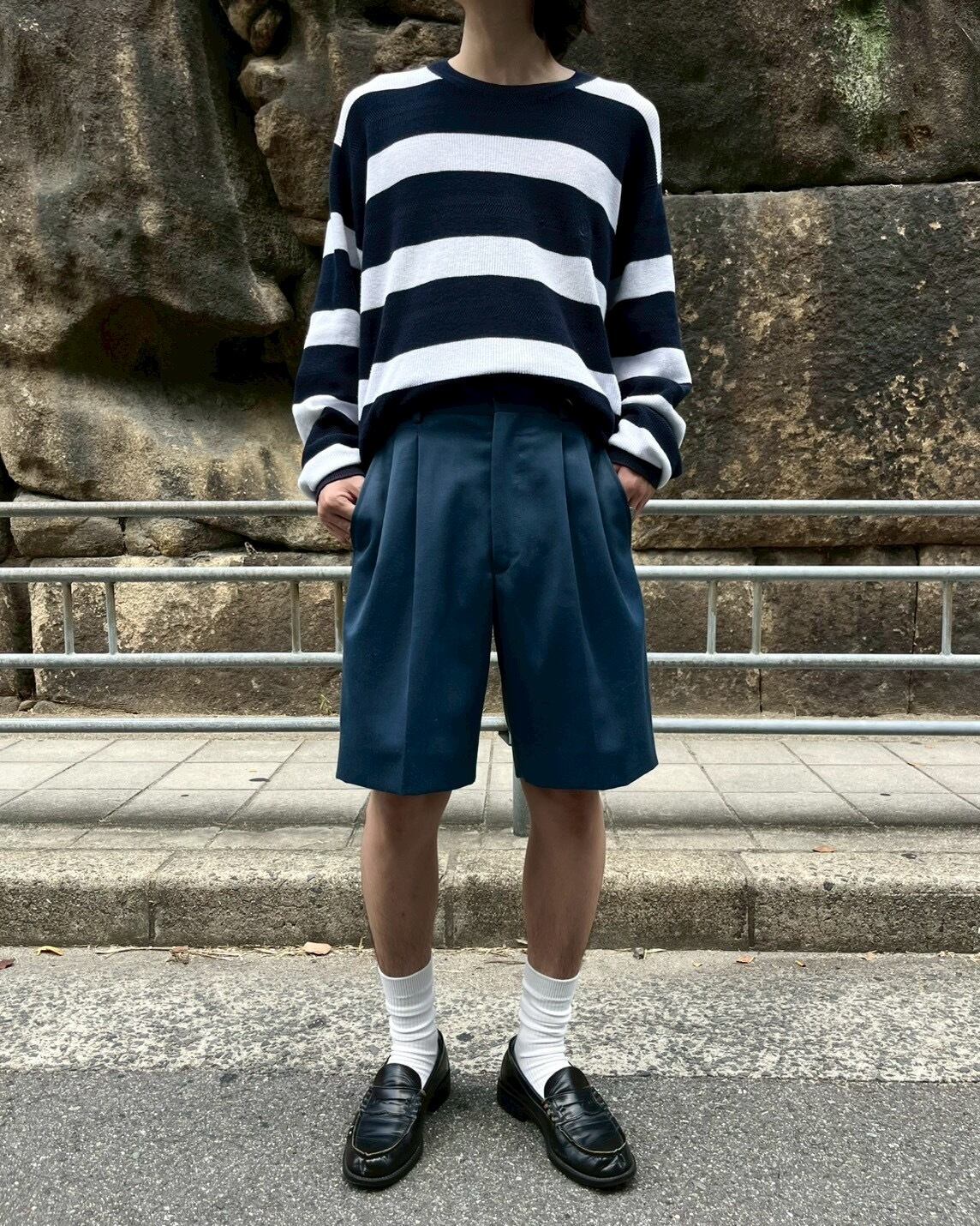 COMME des GARCONS COMME des GARCONS Poly×Wool 2tac Slacks Shorts