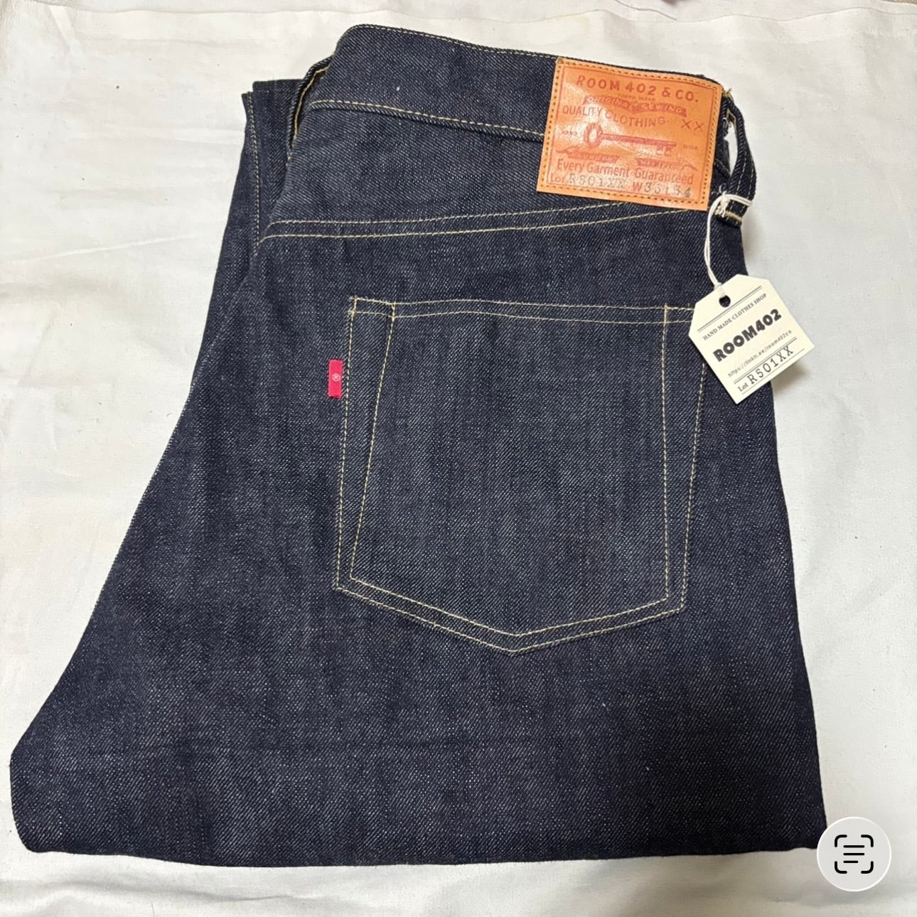 ハンドメイド 大戦モデル W36 デニム パンツ ジーパンR501XX WWⅡ